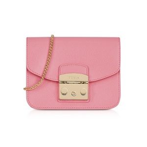 Metropolis Mini Crossbody w/Chain Flamingo Pink
